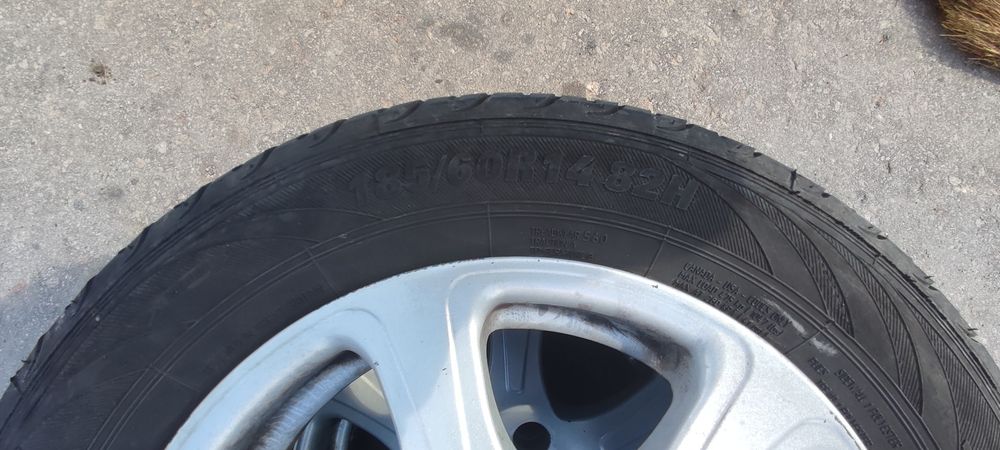 Диски skoda fabia в сборе с резиной 14 5 100 оригинальные