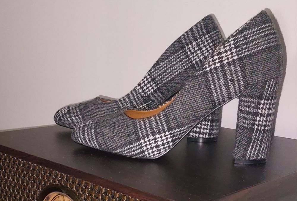 Sapato Padrão Xadrez