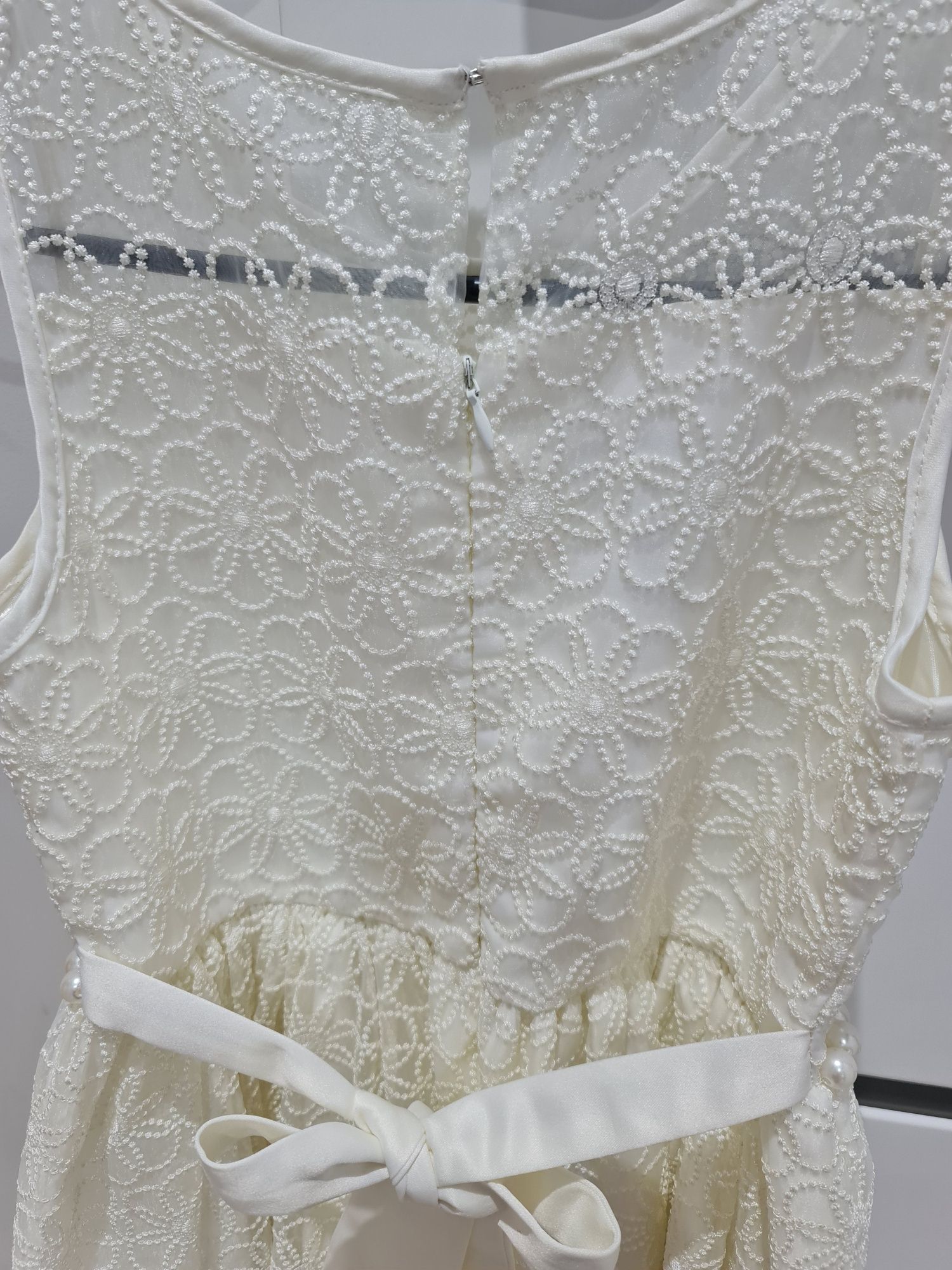 Couture Pruncess Sukienka ecru roz 146/152