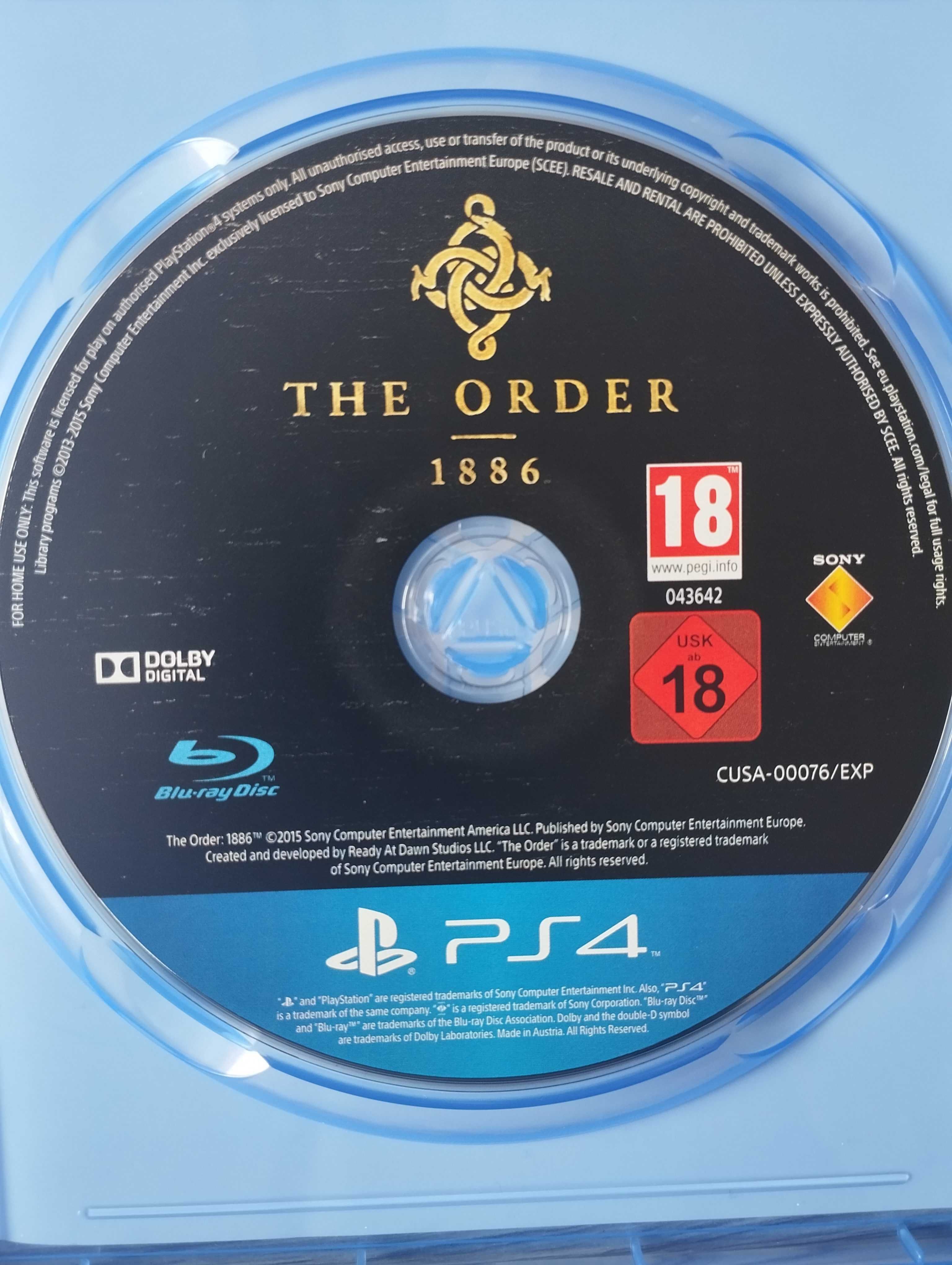 Gra The Order 1886 Polska Wersja PS4/PS5 Playstation