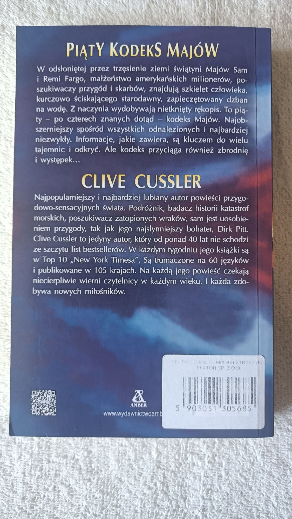 Piąty kodeks majów - Clive Cussler, Thomas Perry