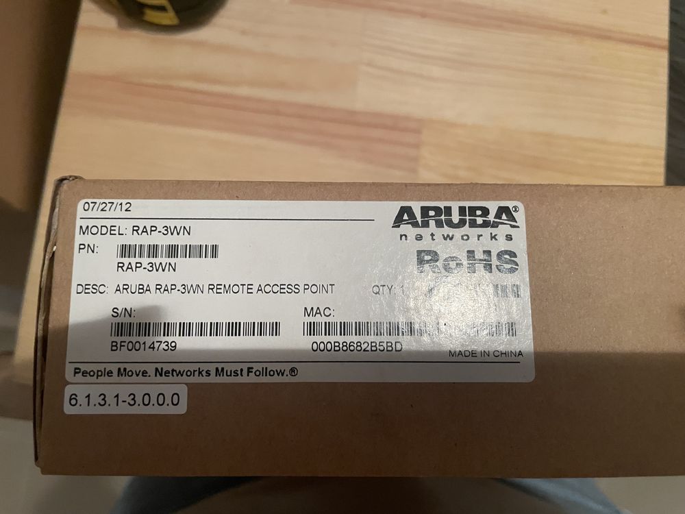 Aruba rap 3 WN remote access point