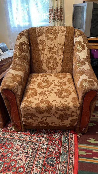 Розкладне крісло мʼяке крісло 2 крісла