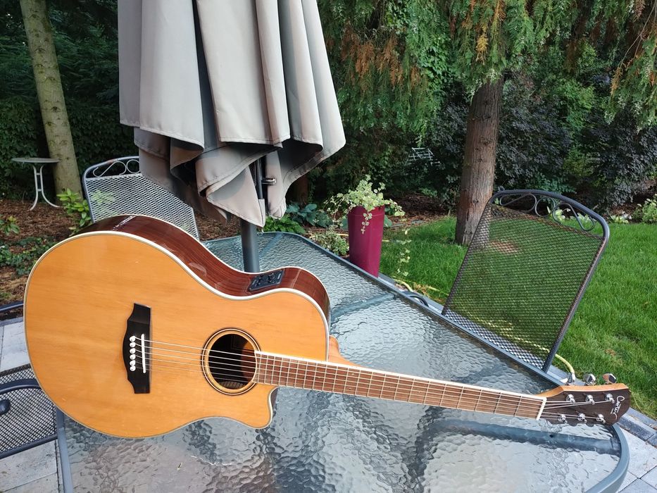 NOWA Carter FC-40SCE NL gitara elektroakustyczna Palisander lity cedr