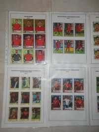 Lote de 400 cromos da seleção portuguesa - coleções estrangeiras