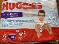 Huggies 6 pants (трусики для хлопчиків) 30 шт