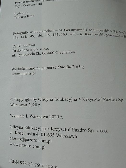Chemia. Liceum i technikum. Podręcznik część 2. Zakres podstawowy