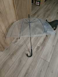 Przezroczysty parasol