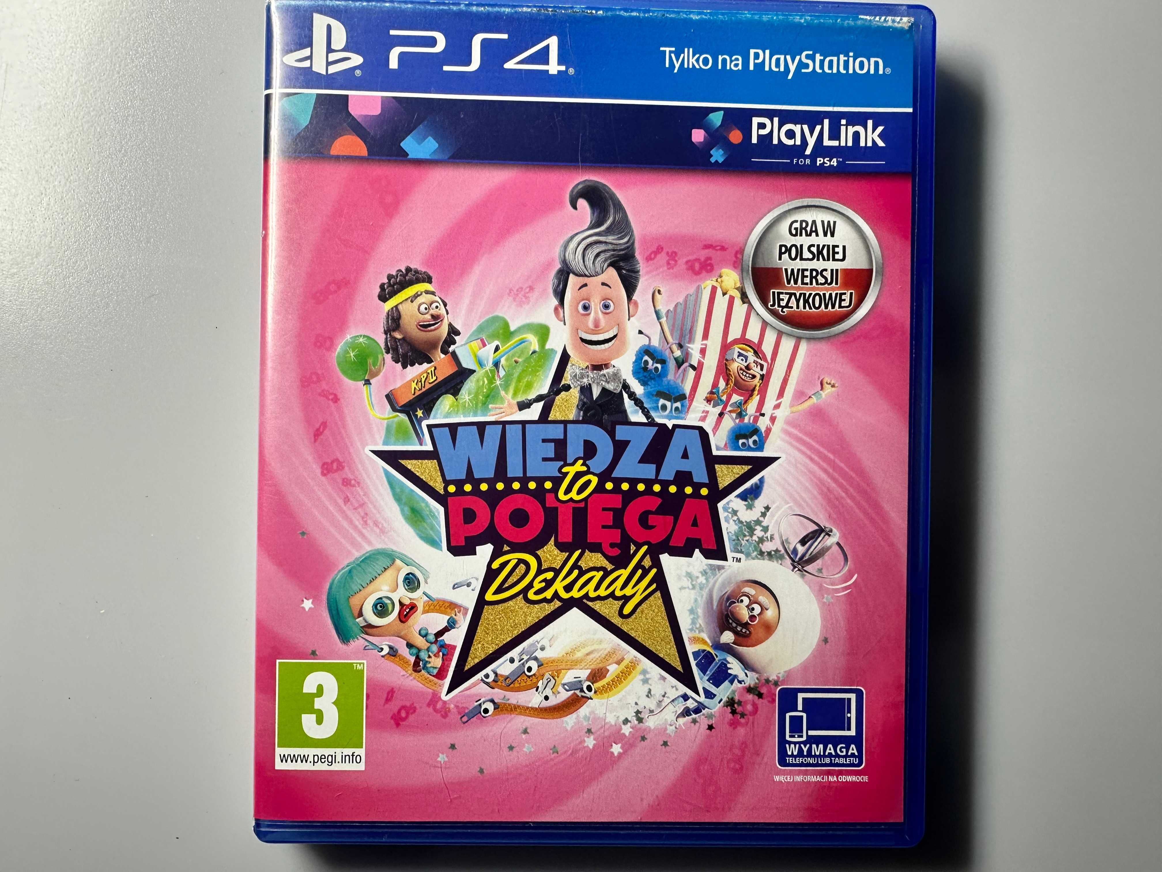 Gra PS4 Wiedza to Potęga Dekady stan BDB Dubbing PL polska wersja PL