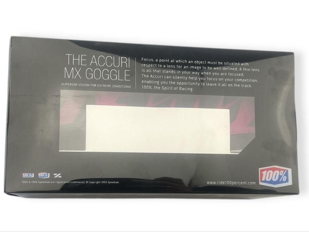 Okulary 100% Accuri Goggle Canaveral extra clear Moto Cross FV/062-108