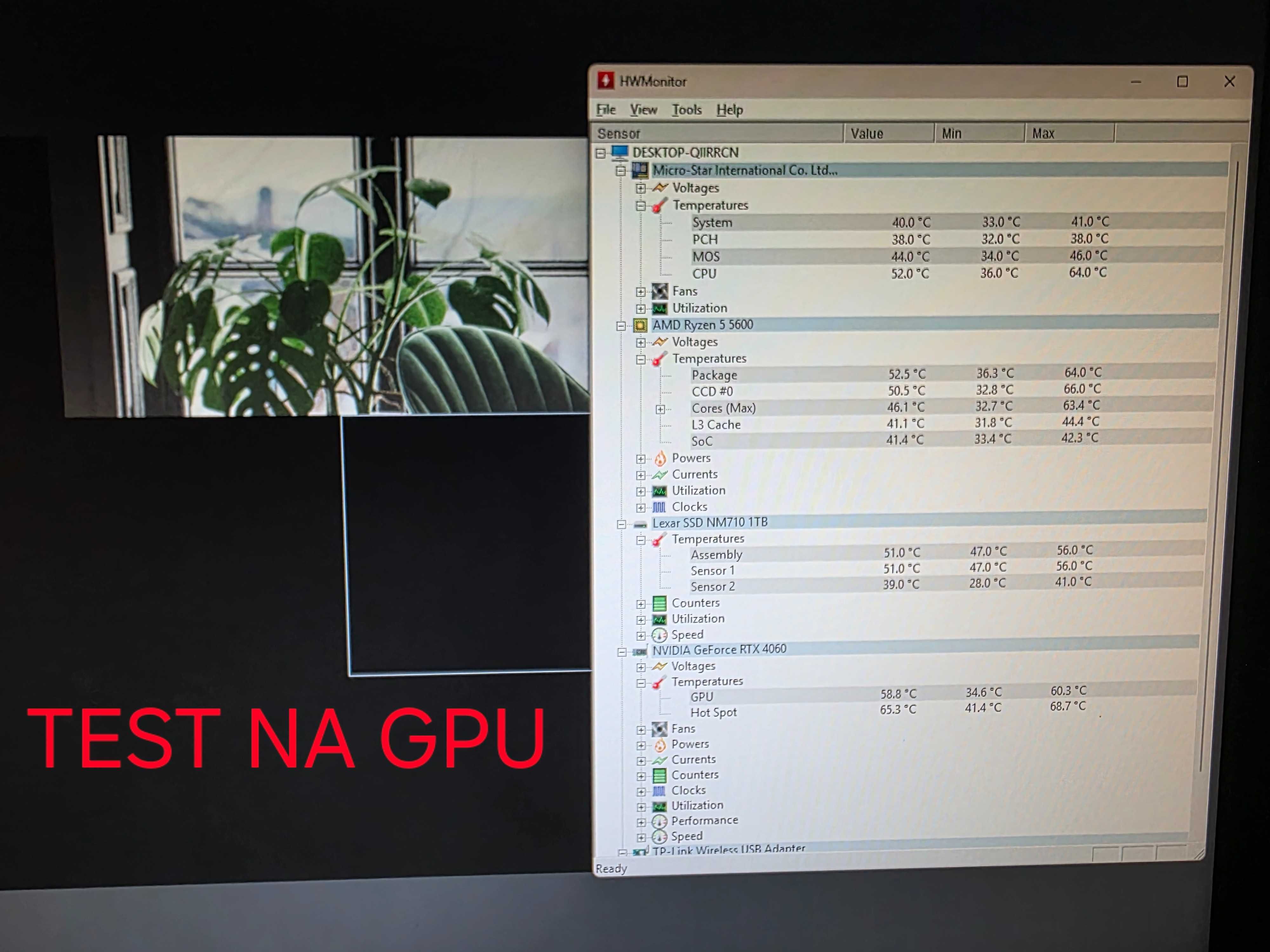 Komputer gamingowy+monitor 144Hz/RTX 4060/Ryzen 5 5600/32GB/1TB/WIN11