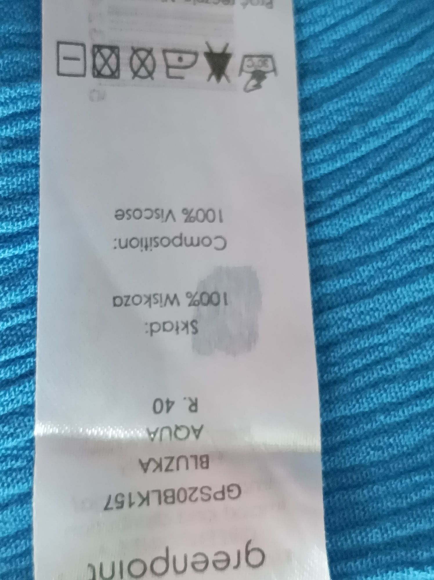 Bluzka bez rękawów z haftem,  Greenpoint