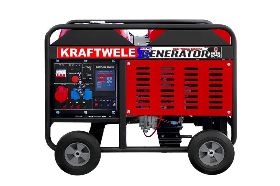 Agregat Generator Prądotwórczy 14.5KW  DIESEL na przyczepie