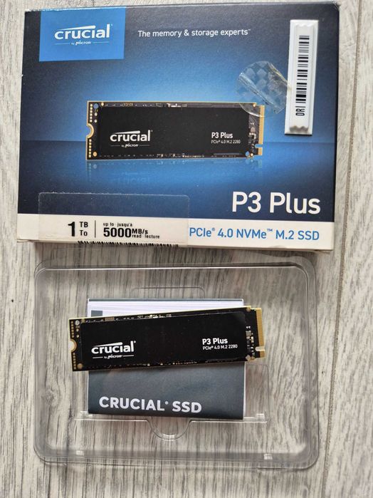 M.2 SSD диск 1TB Crucial P3 Plus (5000MBs\PCI-e 4.0 x4). Trade-IN