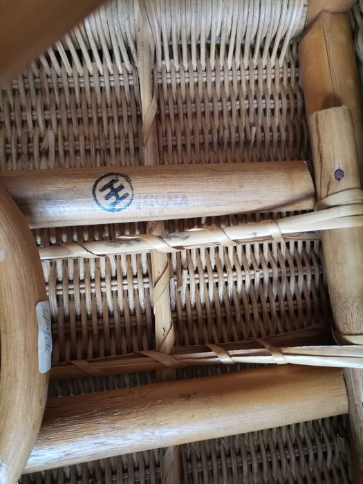 Krzesła Rattanowe GUNA Swiss Made Vintage kpl. 4 szt