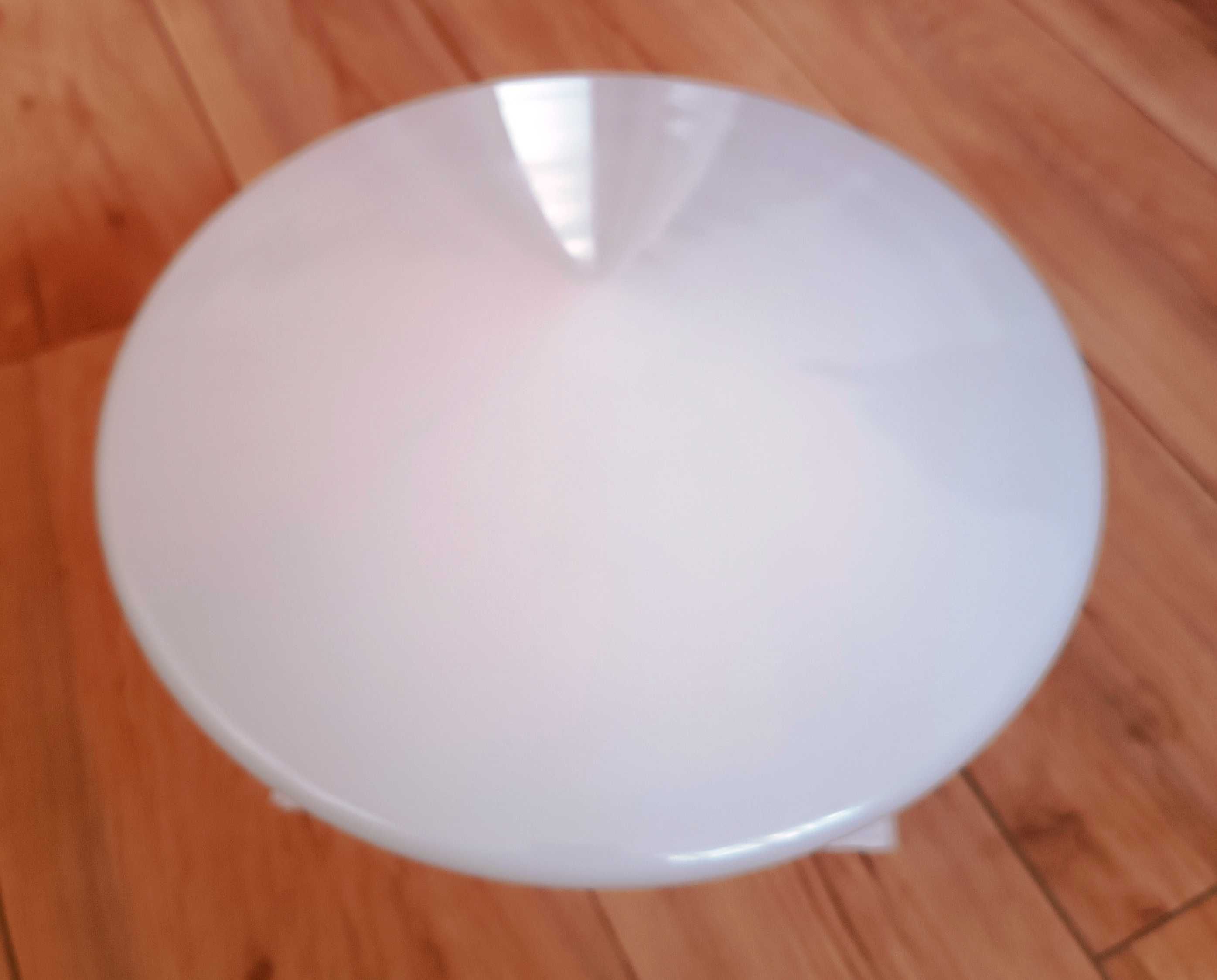 Klosz biały szklany stożkowy do lampy sufitowej