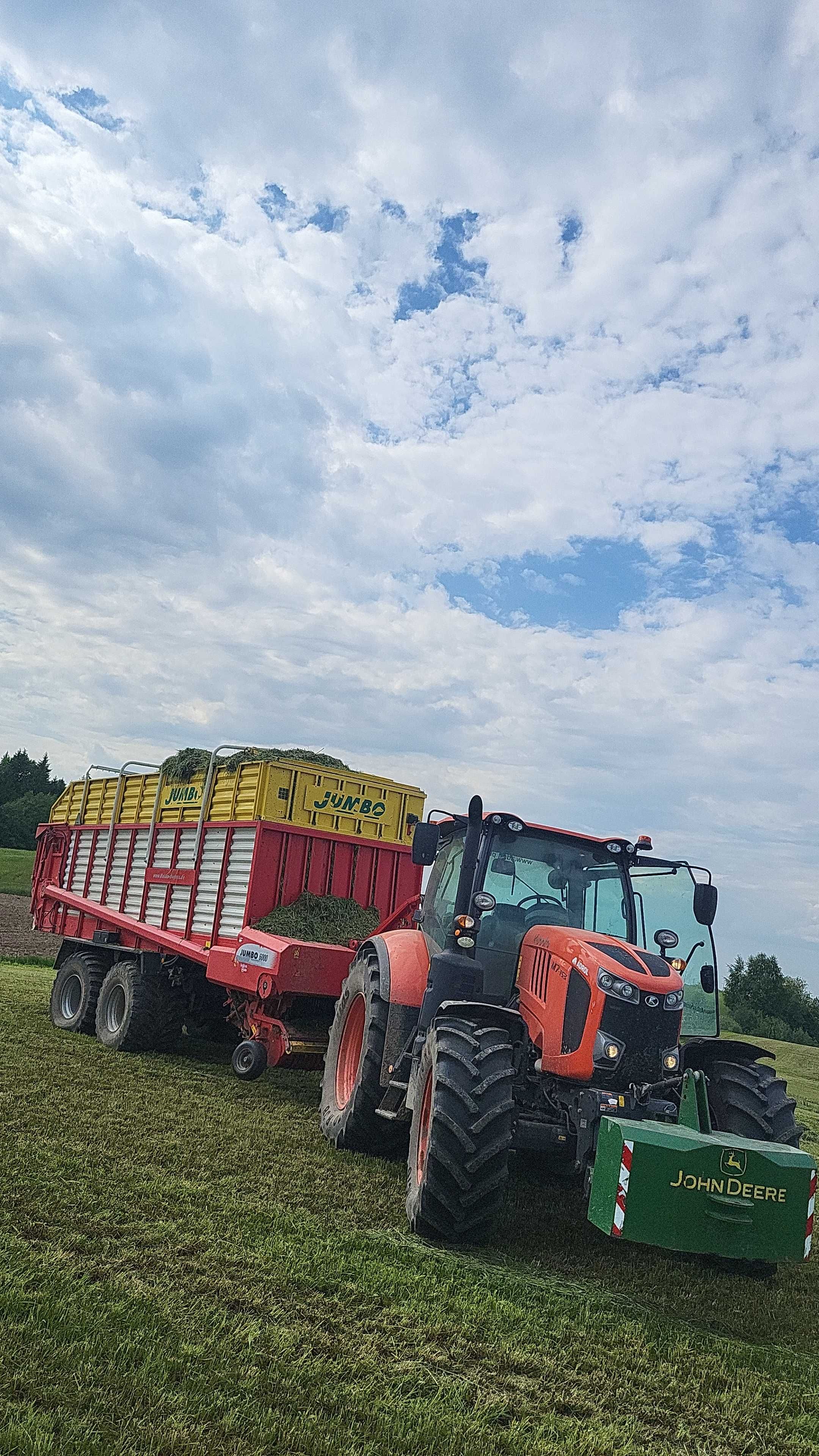 Usługi rolnicze  trawy obornik