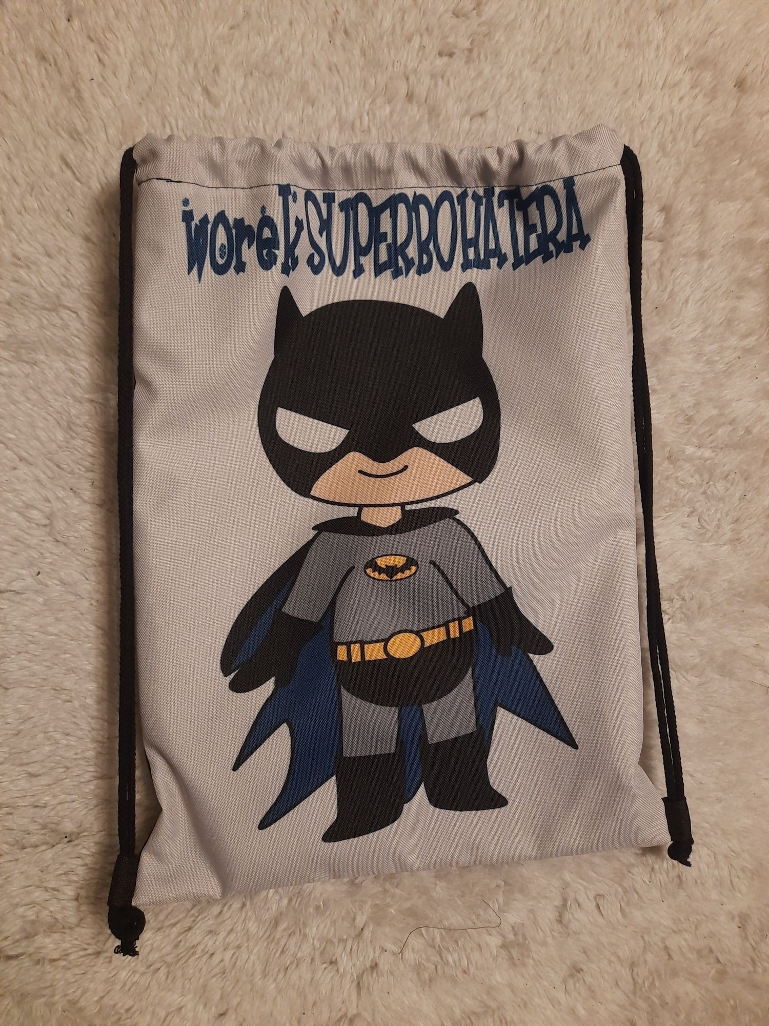 (nowy) workoplecak dla dziecka - worek Superbohatera - plecak Batman
