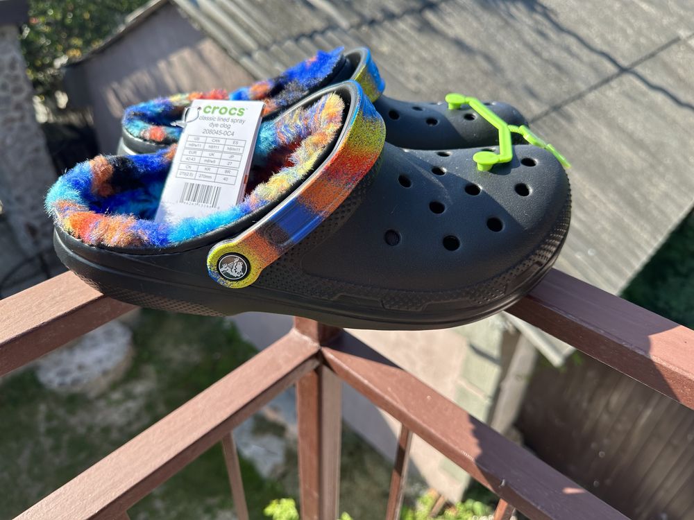 Тапочки Crocs Classic Lined Spray Dye Clog