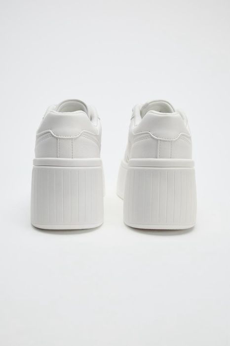 Стильні кеди кросівки на платформі 36 зара zara кроси кроссовки