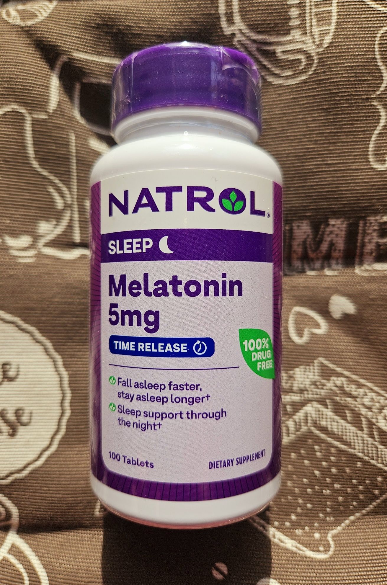 Natrol мелатонін мелатонин melatonin з повільним вивільненням 1 і 5 мг