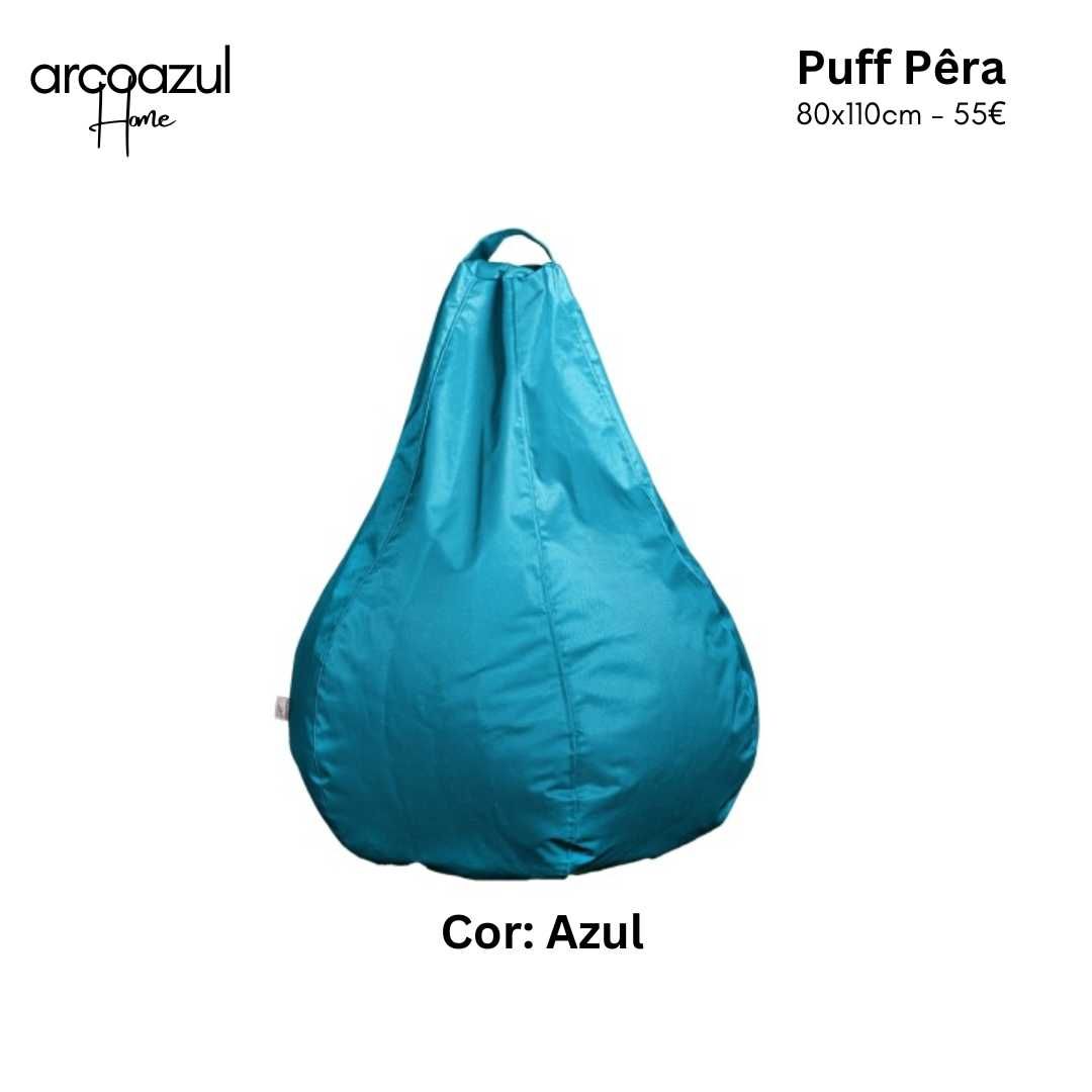 Puff Pêra  Interior e Exterior - 5 Cores By Arcoazul