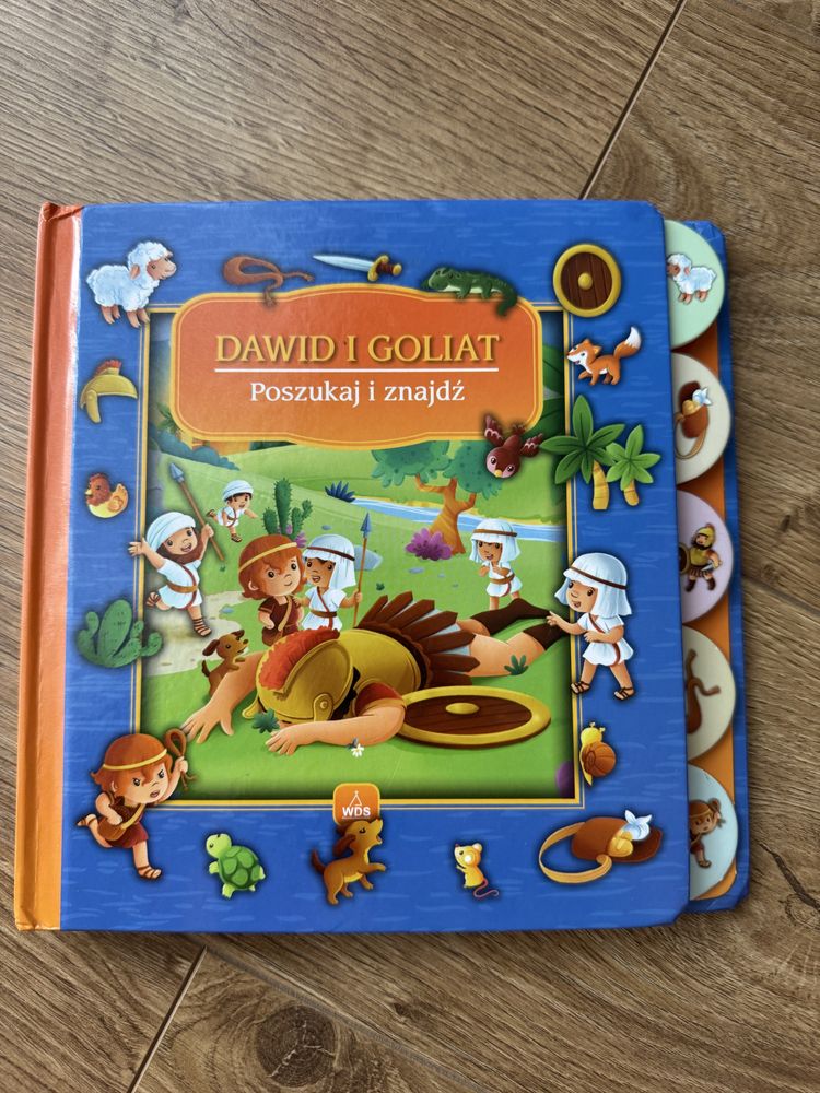 Książeczka dawid i goliat poszukaj i znajdź