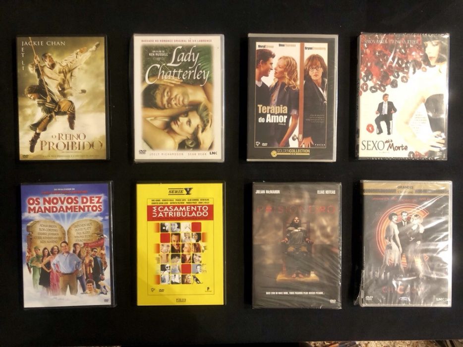 DVDs Novos disponíveis