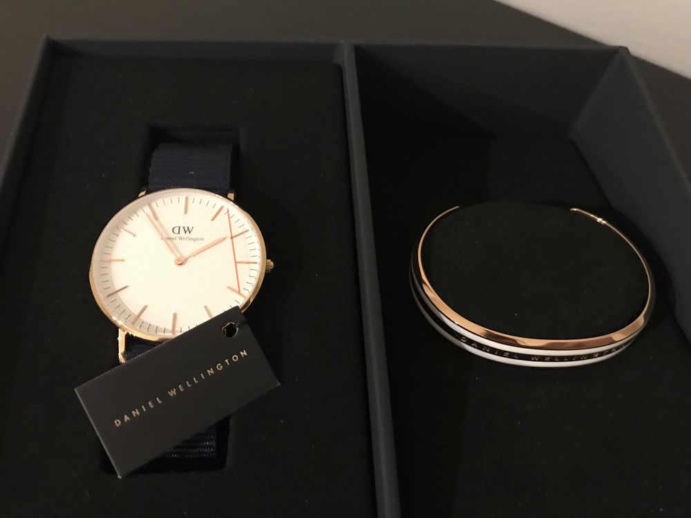 Daniel Wellington zestaw zegarek bransoletka