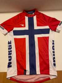 Koszulka kolarska Norwegia Diadora XL