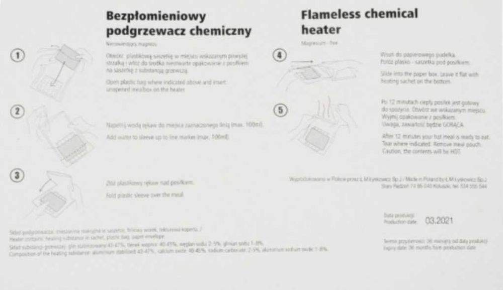 Sprzedam Racje Żywnościowe