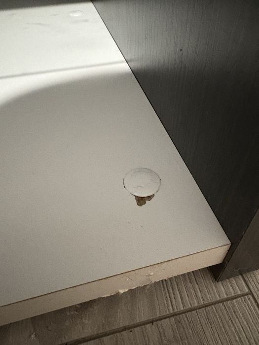 Szafka pod tv biało-szara