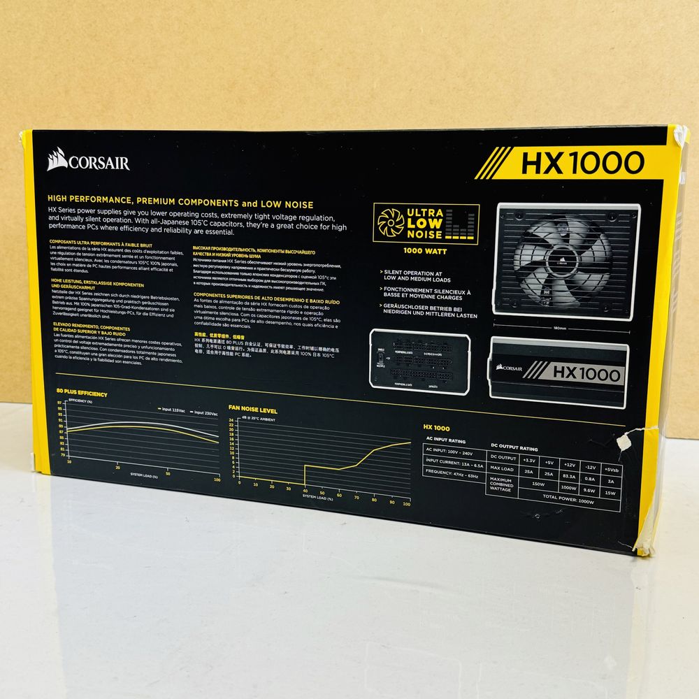 Новий Блок живлення Corsair HX1000 1000W