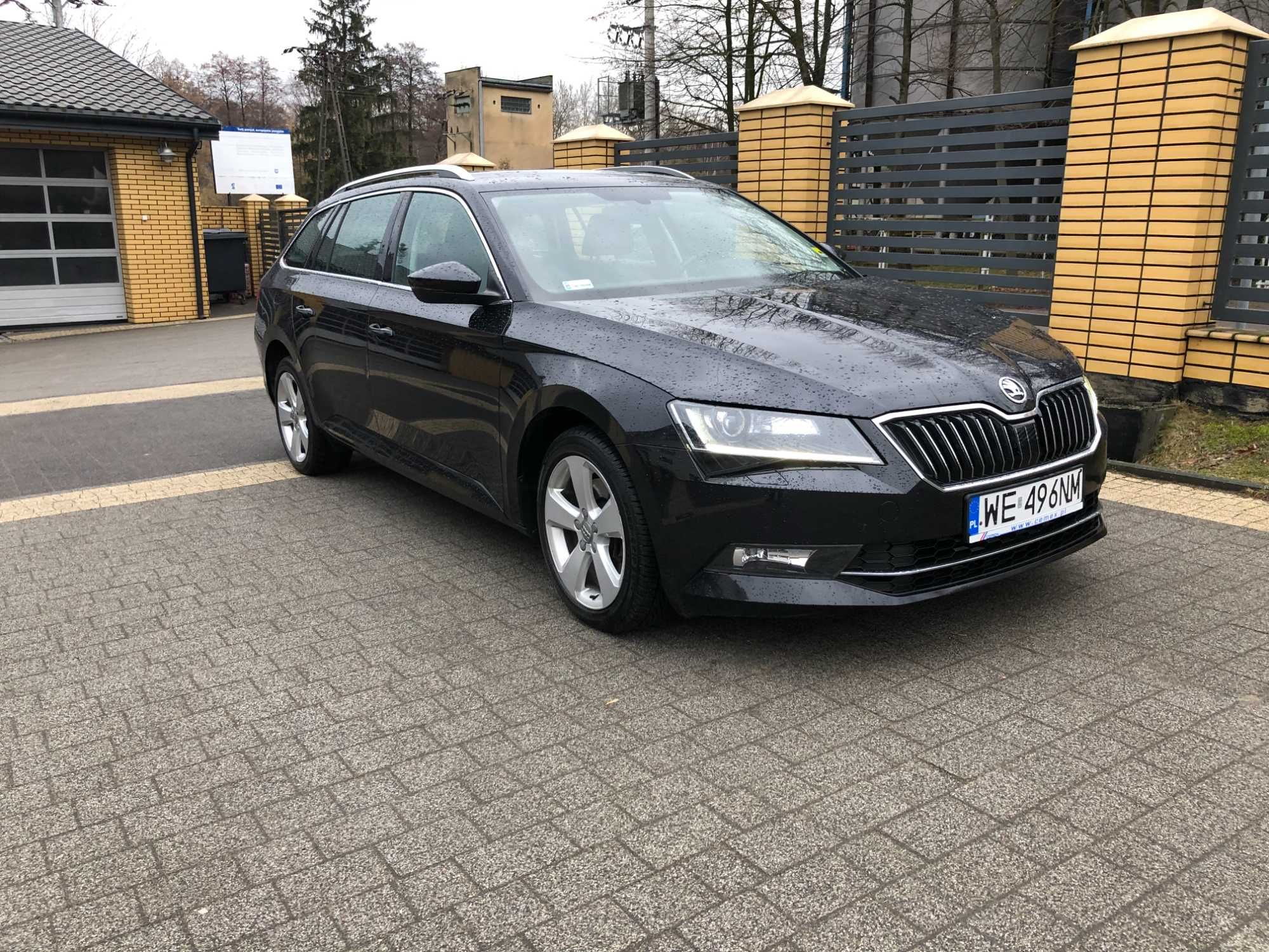 SKODA SUPERB 2,0 TDI automat DSG 4x4 FULL OPCJA wynajem z OC sprawcy