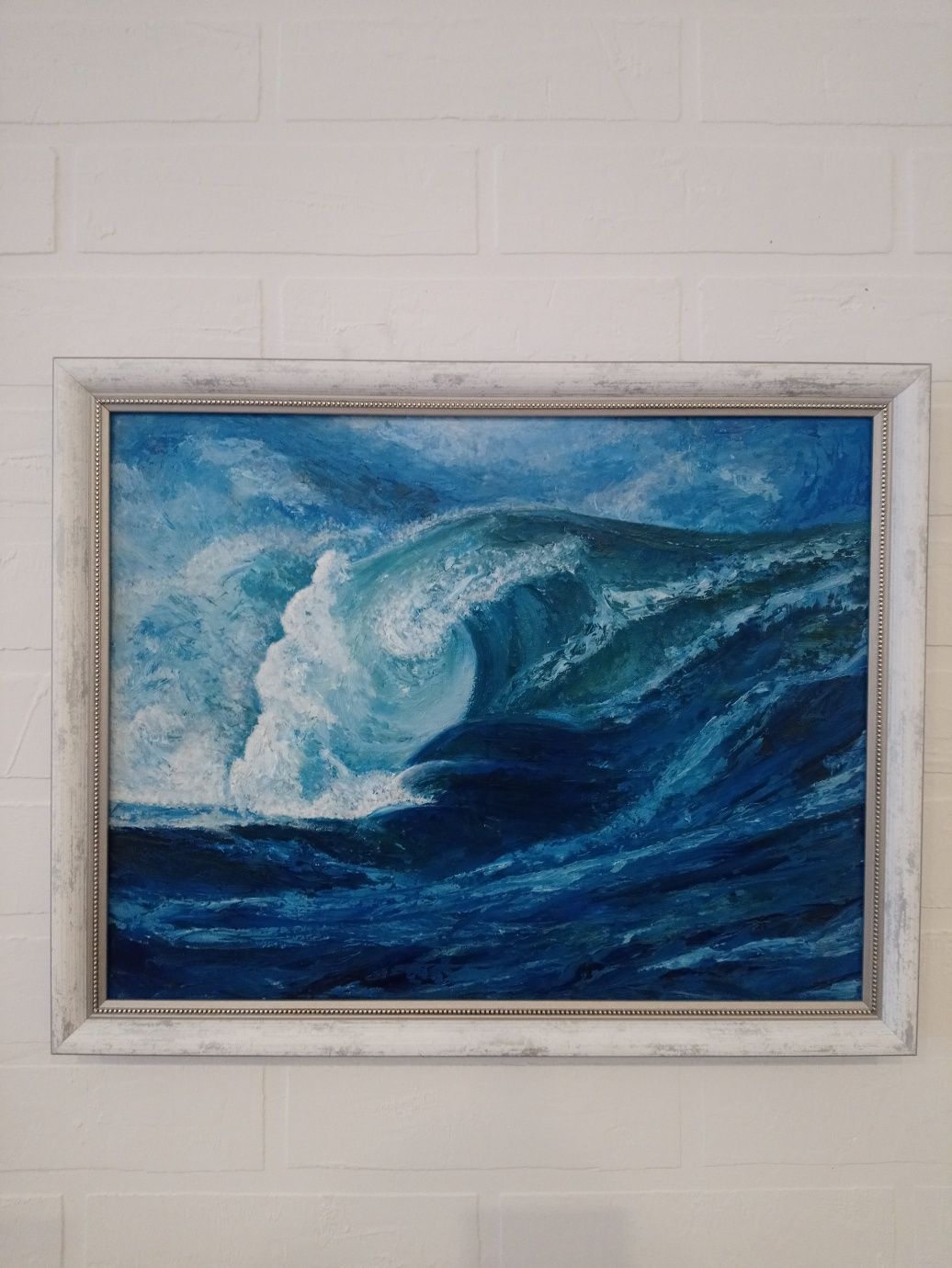 Картина хвиля, живопис ,морський пейзаж