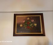 Quadro com flores retangular