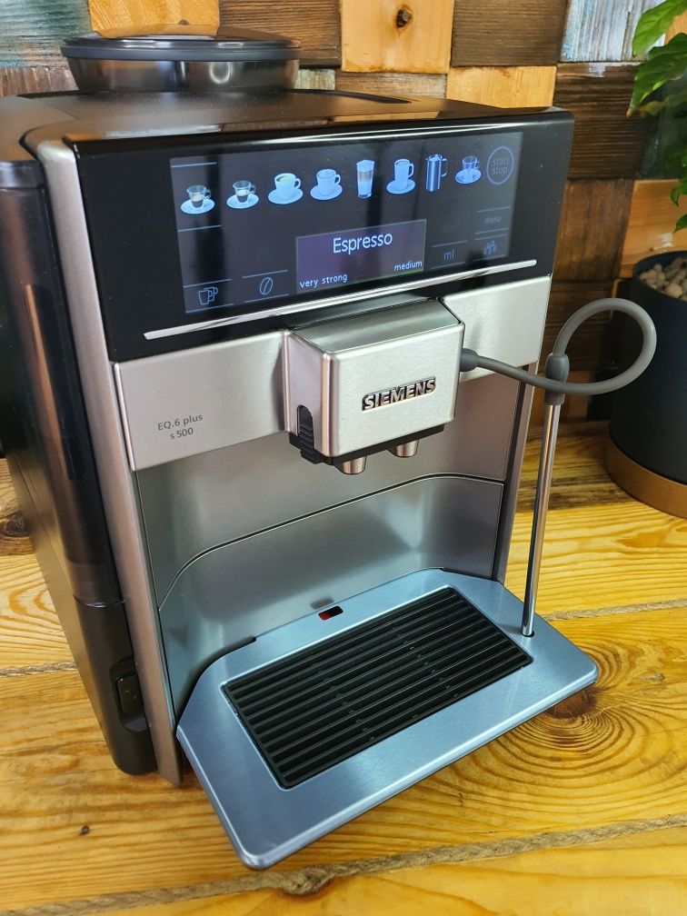 Jak nowy z gwarancją! ekspres Siemens eq.6 s500+ ! INOX