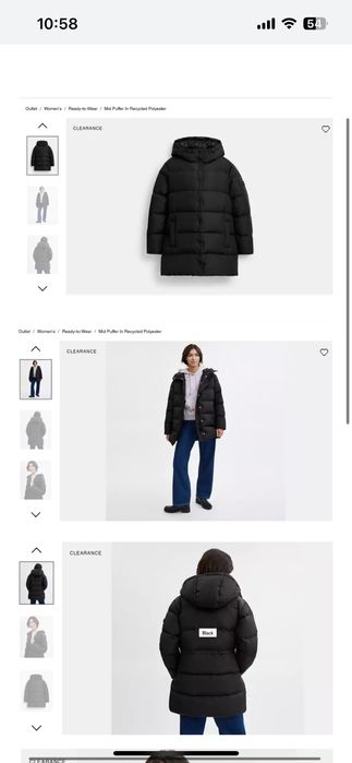 Зимная курта американского бренда coach