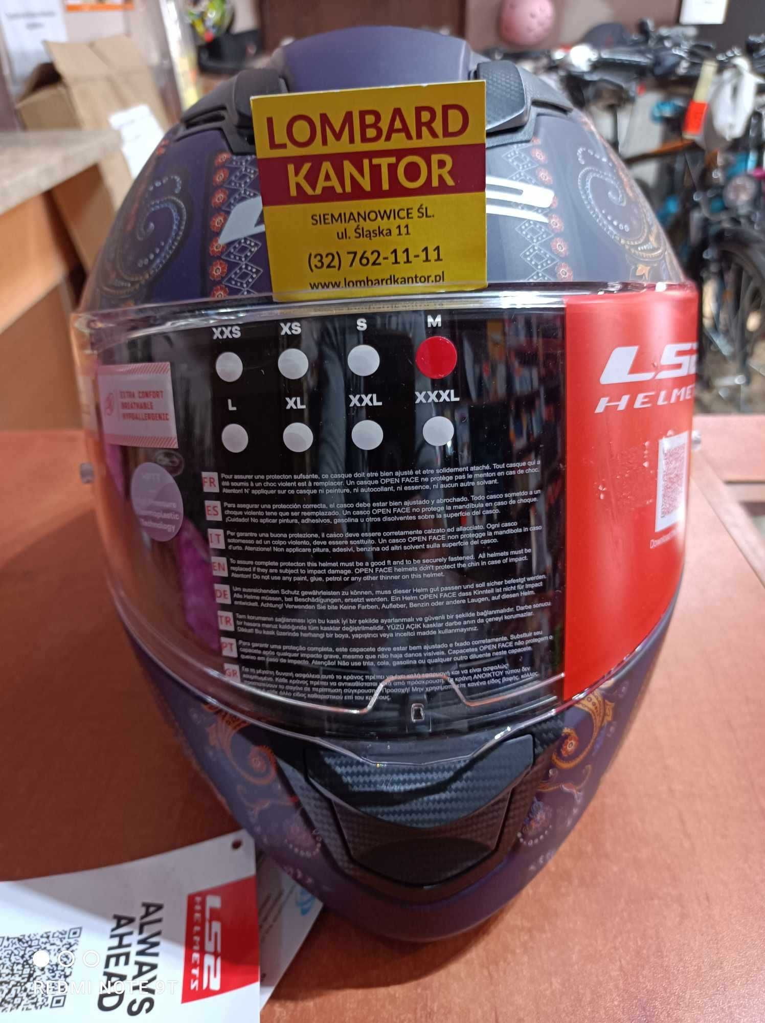 (4260/23) Kask Motocyklowy L-52 Nowy !!