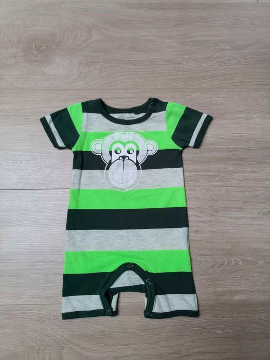 Rampers krótki rękaw bawełna pasy małpka 'VRS' 62
