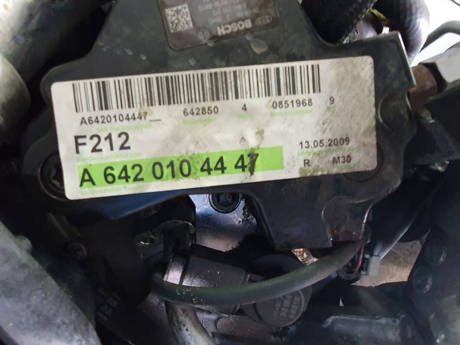 Motor Mercedes Classe E350 3.0 CDI V6, de 231cv, ref 642 850