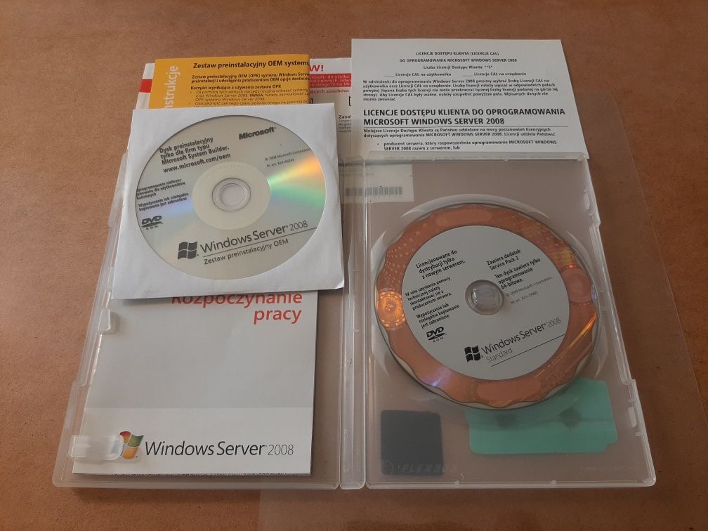 Windows serwer 2008 Standart 32-64 bit