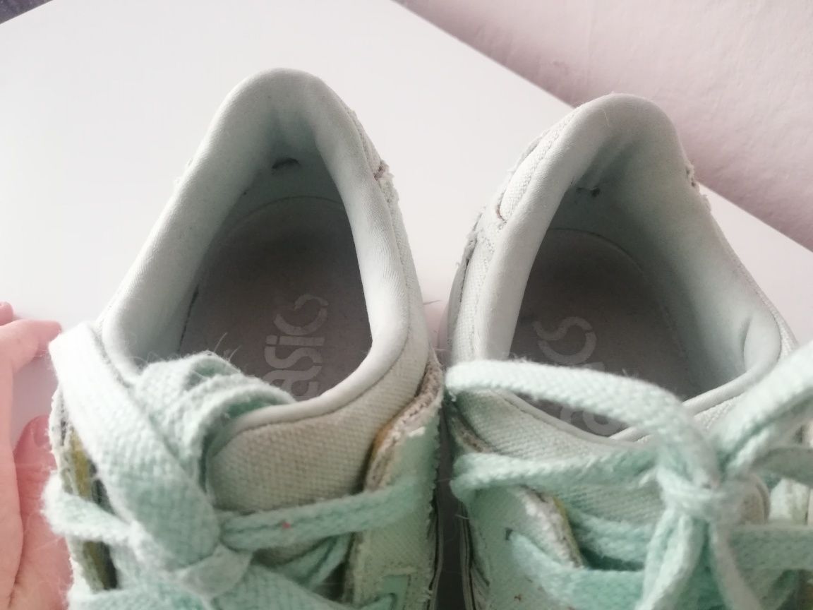 Oryginalne buty Asics gel lyte miętowe