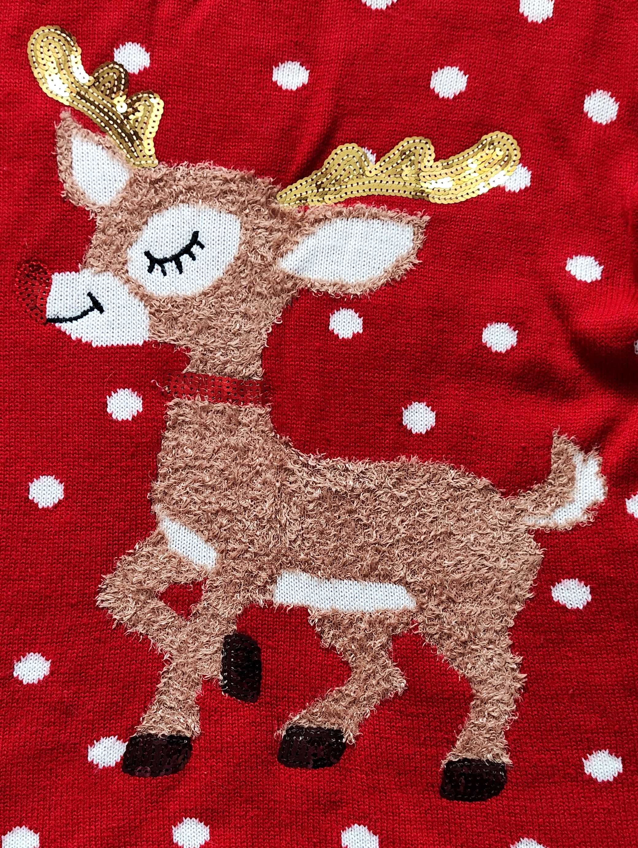 кофта, новорічний светр олень, джемпер, реглан, світшот Primark