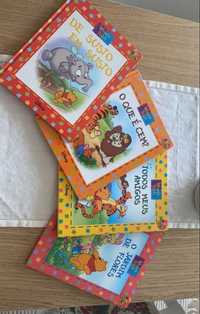 4 livros da colecção Winnie the Pooh, Disney. novos.