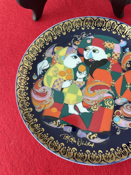 Aladdin plate no.3  Rosenthal Studio Bjorn Wiinblad Germany