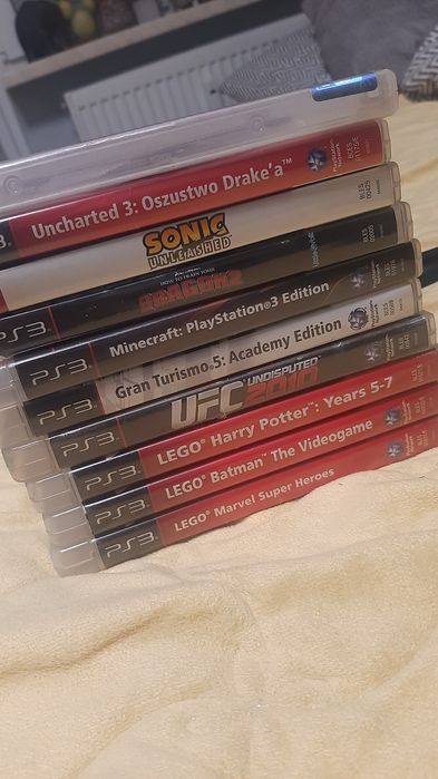 Zestaw 11 gier PS3- Minecraft, GTA5, LEGO x3, Gran turismo 5. 300zł