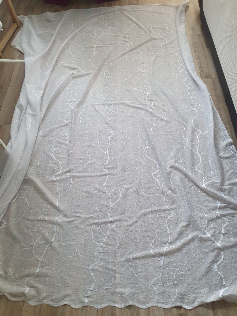 2 szt firanki długie 2.5 m