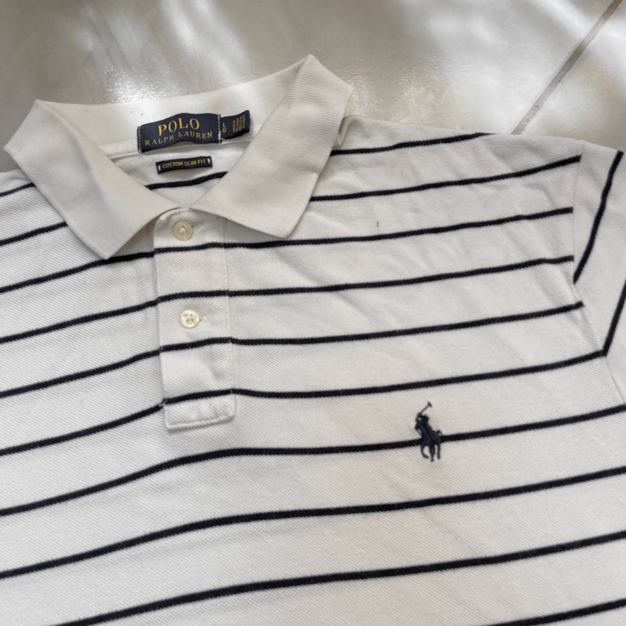 Чоловіче поло в полоску з нових колекцій  Ralph Lauren L