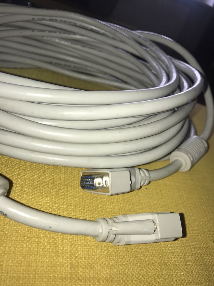 Kabel vga do monitora projektora 15 m metrów